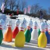 「雪の忍者道場」で雪遊び♪2月の3連休には雪上ボウリング大会も