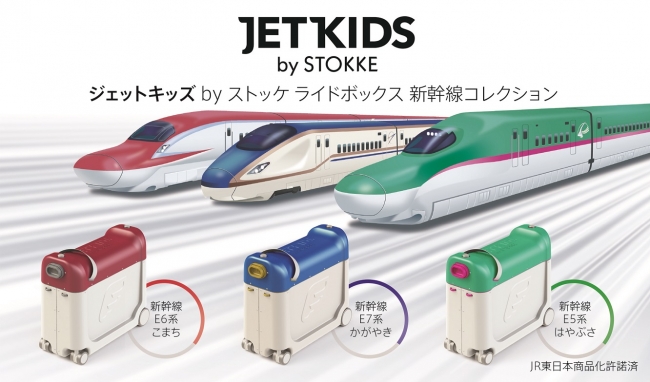 ジェットキッズ by ストッケ ライドボックス　新幹線シリーズ